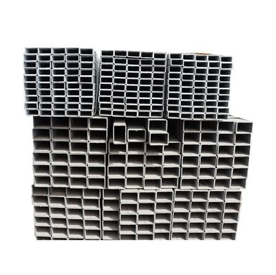 GB Standard ST37 Tubos quadrados ocos 2,5 polegadas Tubos de aço galvanizados Tubos quadrados galvanizados a quente para peças mecânicas