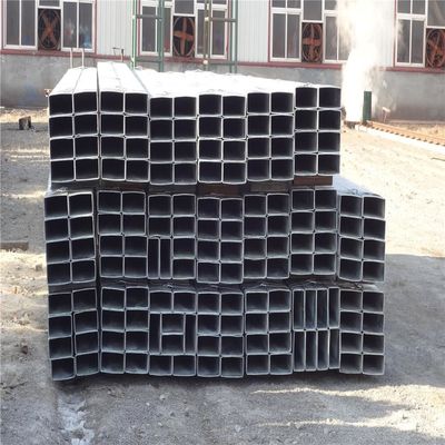 Tubos de aço galvanizados quadrados de 3x3 polegadas submersos a quente 0,5 mm revestimento de zinco proteção aprimorada para estrutura de construção