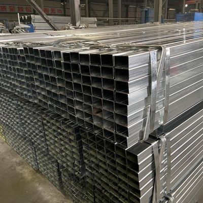 Tubos de aço quadrados pré-galvanizados de peso pesado de 4x4 polegadas