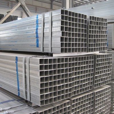 Excelente resistência à corrosão API tubo 1.2-2mm espessura 6x6 polegadas tubos de aço galvanizado quadrado com revestimento de zinco 0,8mm