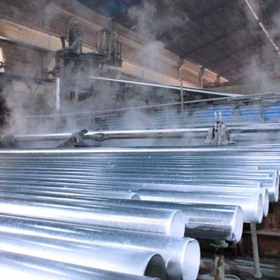 Instalações estruturais Tubos redondos galvanizados a quente de 3 polegadas OD com revestimento de espessura de 1,2-20 mm
