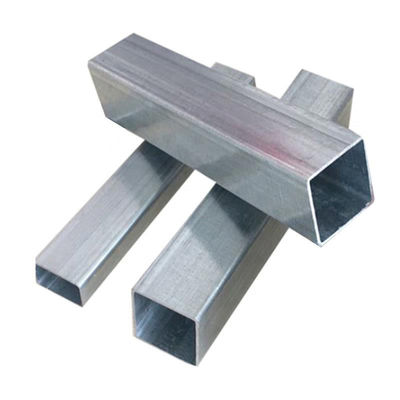 Tubos quadrados galvanizados laminados a quente para construção de edifícios ASTM Structure Pipe 2.5x2.5 Grade BS1387/GB/T13793-2001