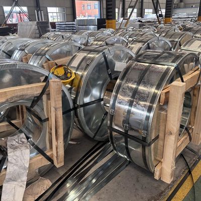 0.14mm-0.6mm Espessura Opções bobinas de aço galvanizadas para construção de edifícios de longa duração não oleadas