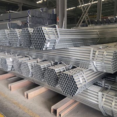 Serviço de processamento de descolagem de 6 m de comprimento Q195 Q345 Tubo de aço galvanizado galvanizado para resistência à corrosão