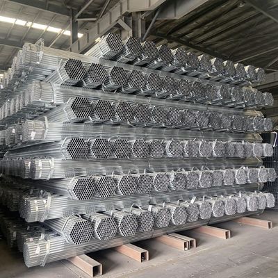 Serviço de processamento de descolagem de 6 m de comprimento Q195 Q345 Tubo de aço galvanizado galvanizado para resistência à corrosão