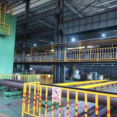 Tubo de aço laminado a quente, de costura recta e soldado Q235B, de parede nominal de 2-6 mm para construção