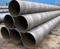 Tubo de aço soldado de arco espiral submerso de grande diâmetro API 5L X70 para projetos e tubulações hidrelétricas ideais até 2000mm de diâmetro