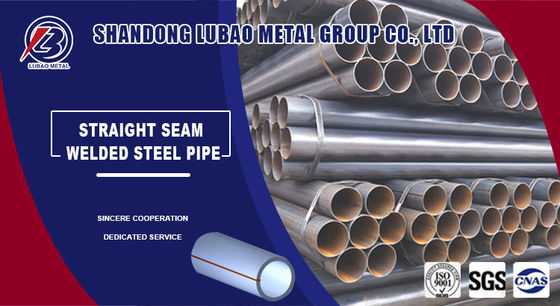 Q195 Q215 Q235 Q345 Tubos laminados a quente de alta resistência, de costura recta, soldados, tubos redondos, tubos quadrados, com transporte rápido e acessível