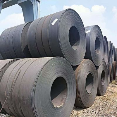 Coil de aço carbono laminado a quente Q195/Q235/Q235b/Q345/A36/SS400 1,2 mm 1,5 mm 1,1 mm a 12 mm ST37 com processamento de descolagem