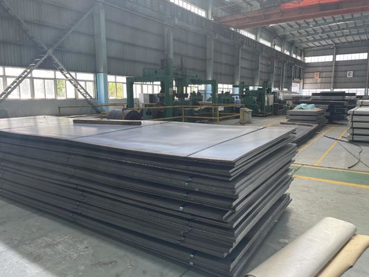 SS400 A36 Q235 Q345 HR Painel de telhado de chapa metálica Chapa de aço quente Chapa de aço carbono em chapa de aço sem óleo Meio duro