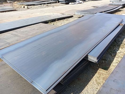 Direct Best ASTM A36 Q235 Q345 S235jr S235 Chapa de chapa laminada a quente Chapa de aço carbono preto com comprimento conforme o seu pedido
