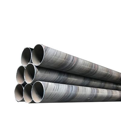 5 mm-30 mm Espessura SSAW Tubo de aço soldado para transporte de fluidos de baixa pressão de petróleo e gás natural
