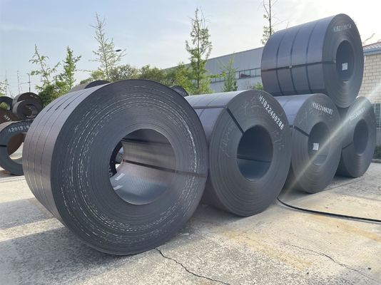 Alta resistência de baixa liga Q195 Q215 Q235 Q255 Q275 Q355 Bobina de aço carbono laminada a quente para material de construção de edifícios