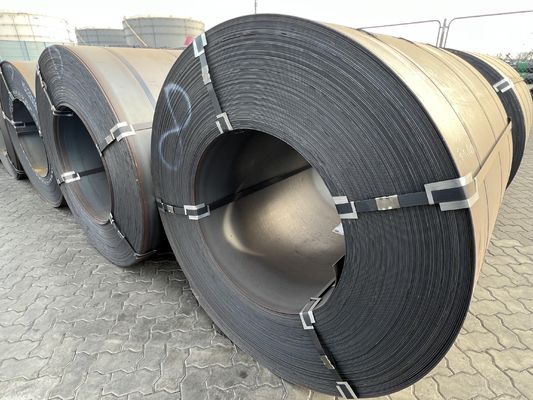 Técnica padrão JIS laminado a quente ASTM A36 Q235B bobinas de aço carbono 3-20mm de espessura para a construção ideal
