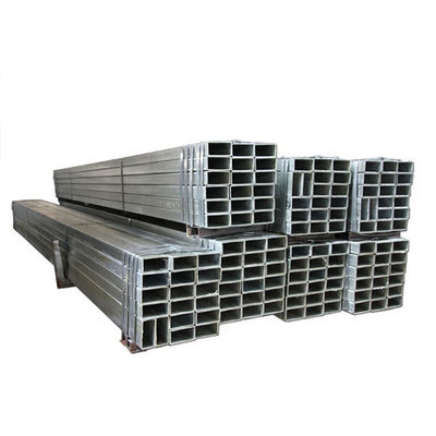 Tolerância ± 1% Tubo redondo galvanizado para estufas Soldado ERW Quadrado preto 2x2 4 40x80 mm andaimes
