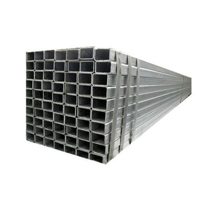 Tolerância ± 1% Tubo redondo galvanizado para estufas Soldado ERW Quadrado preto 2x2 4 40x80 mm andaimes