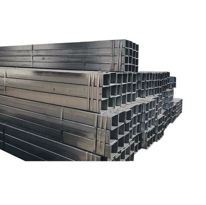Tolerância ± 1% Tubo redondo galvanizado para estufas Soldado ERW Quadrado preto 2x2 4 40x80 mm andaimes