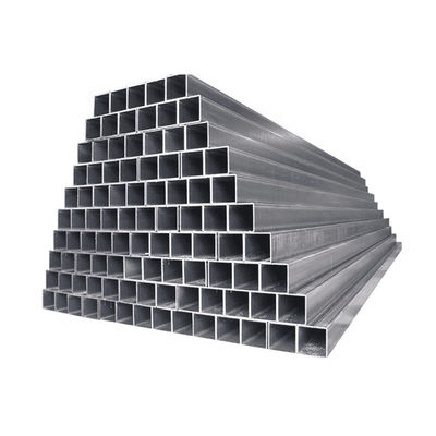 Tolerância ± 1% Tubo redondo galvanizado para estufas Soldado ERW Quadrado preto 2x2 4 40x80 mm andaimes
