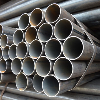 2.0-6.0mm Espessura da parede saída ASTM A36 Q345 Q235B Tubos de aço soldados de costura reta para transporte de gás de petróleo