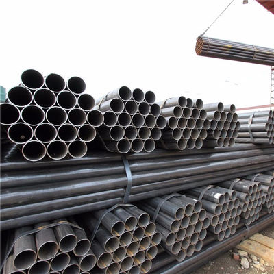2.0-6.0mm Espessura da parede saída ASTM A36 Q345 Q235B Tubos de aço soldados de costura reta para transporte de gás de petróleo