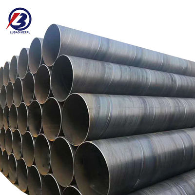 Tubo de aço soldado SSAW de 12 M de comprimento para transporte de fluidos de baixa pressão na indústria do petróleo e do gás