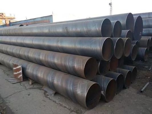 Tubo de aço soldado SSAW de 12 M de comprimento para transporte de fluidos de baixa pressão na indústria do petróleo e do gás