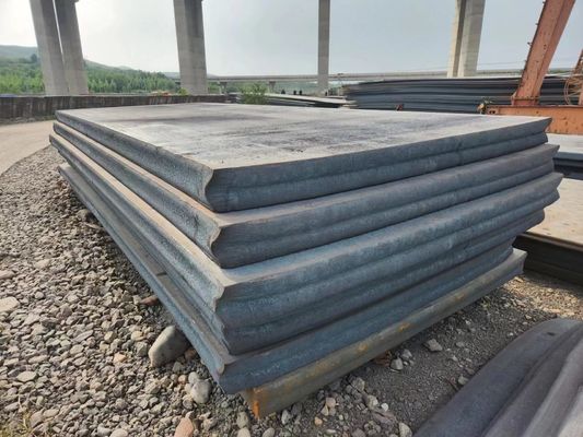 Fabricação de produtos de aço laminados a frio HRC 6 mm a 20 mm Ms Placa de aço leve de carbono laminado a quente Ss355jr St37 Metal de ferro preto