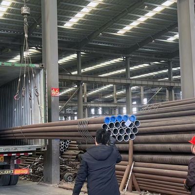 ASTM A283 T91 P91 4130 42CrMo 15CrM Carbon Black Iron Seamless Pipe RoHS Certificado Faturamento por peso real Certificado por RoHS