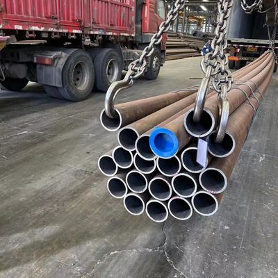 ASTM a333 Gr.6 API 5l Gr.x52 3 polegadas 4 polegadas tubo sem costura de ferro preto de carbono com faturamento por peso real e Punching