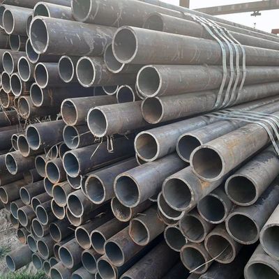 ASTM a333 Gr.6 API 5l Gr.x52 3 polegadas 4 polegadas tubo sem costura de ferro preto de carbono com faturamento por peso real e Punching