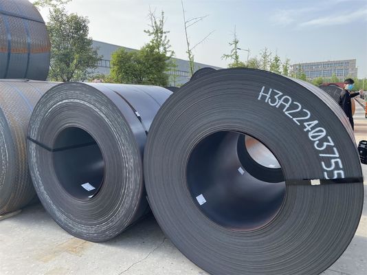 Superiores e competitivos ASTM Q235 Q345 0,3 mm 0,4 mm Material de bobina laminada a quente personalizável com certificado GS