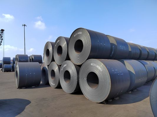 ASTM Q235 Q235B Q345 Bobina de aço carbono laminada a quente com superfície lisa e competitiva