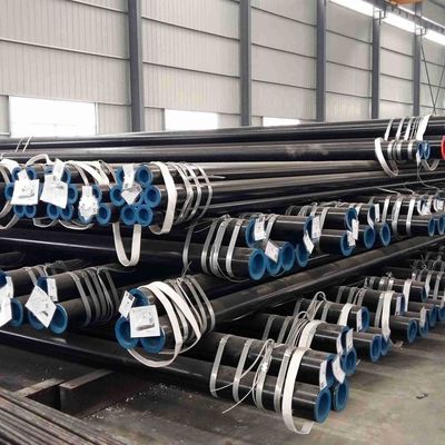 Tubo sem costura de aço carbono para materiais de construção e engenharia de construção comprimento 6,4M diâmetro exterior 21,3 1420 m