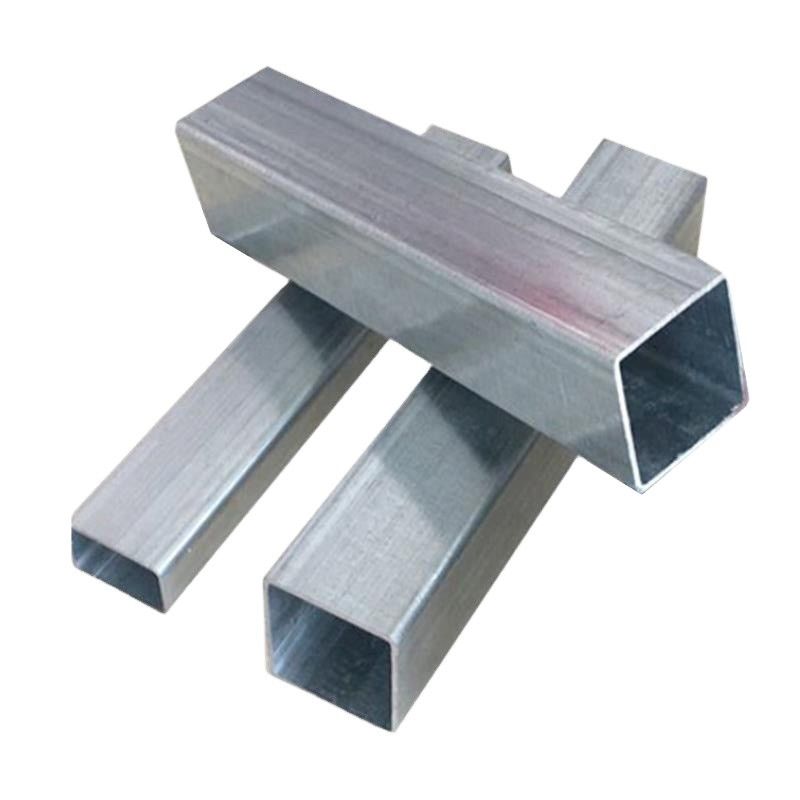 Tubos de aço retangulares galvanizados quadrados de alta resistência com opção não oleada e resistência à corrosão