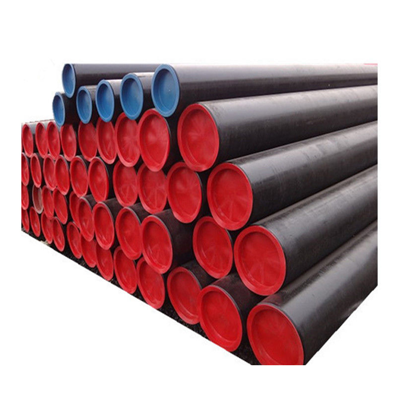 Serviço de soldadura Tubo de aço inoxidável para ASTM API MS Ferro laminado a quente 5l Gr B A134 A106 A53 SCH 40 Tubos negros