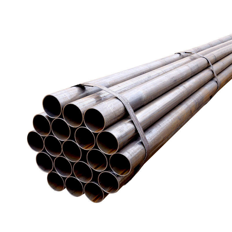 Tubo de ligação de aço carbono preto, de alta frequência, de dupla costura reta, com tubos de carbono oco laminados a quente