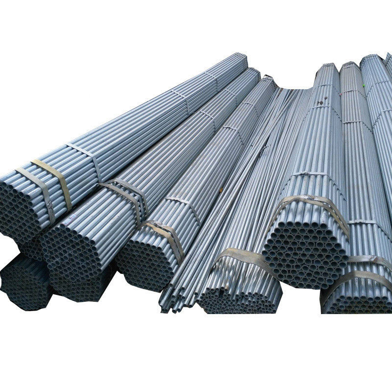 Espessura 1,2-2,2 mm Certificado ASTM AISI GI Tubo MS revestido de zinco Galvanizado Tubo de ferro soldado para material estrutural