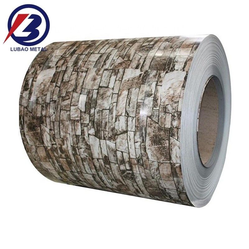 bobina de aço laminada a frio PPGI pré-pintada para material de construção comprimento personalizado e certificado ISO9001