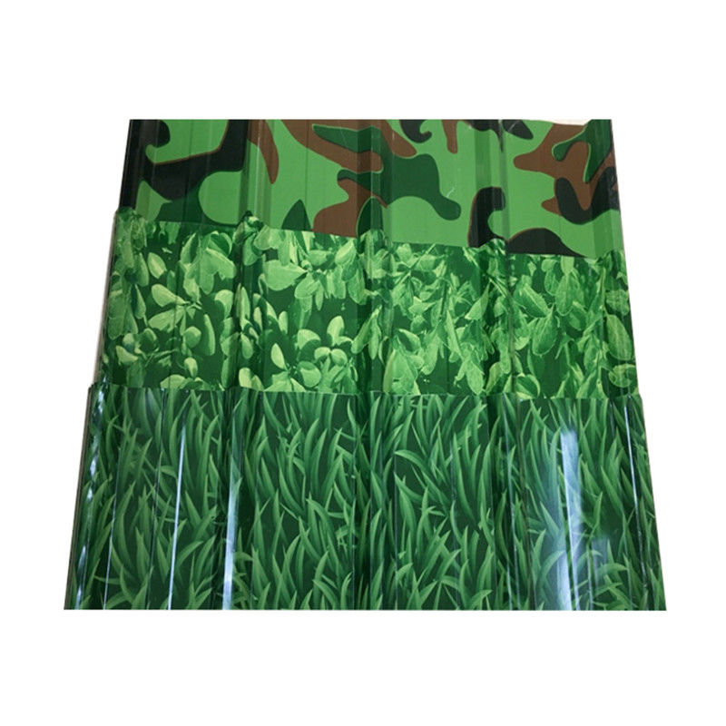 Resistência Chapa de aço revestida de aço corrugado Chapa de aço revestida de aço revestida de cor Venda de painéis de telhado de metal primário em edifícios