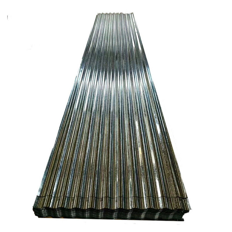 Outlet Folha de telhado de aço galvanizado ondulado brilhante como pedido dos clientes para casas e contêineres pré-fabricados leves
