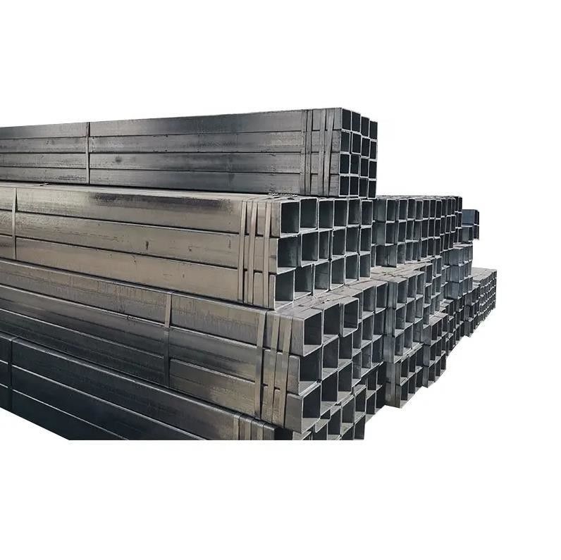 Fabricação de tubos com tubos de aço galvanizados quadrados de 4 x 4 polegadas e grau Q195/Q235/Q345/S235JR/S275JR/S355JR