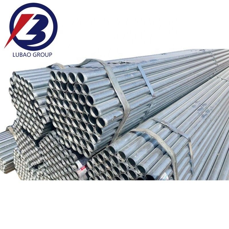 1.2-20mm Carbon Round Welded Galvanized Steel Pipe for Greenhouse com tecnologia laminada a quente e certificação ISO9001