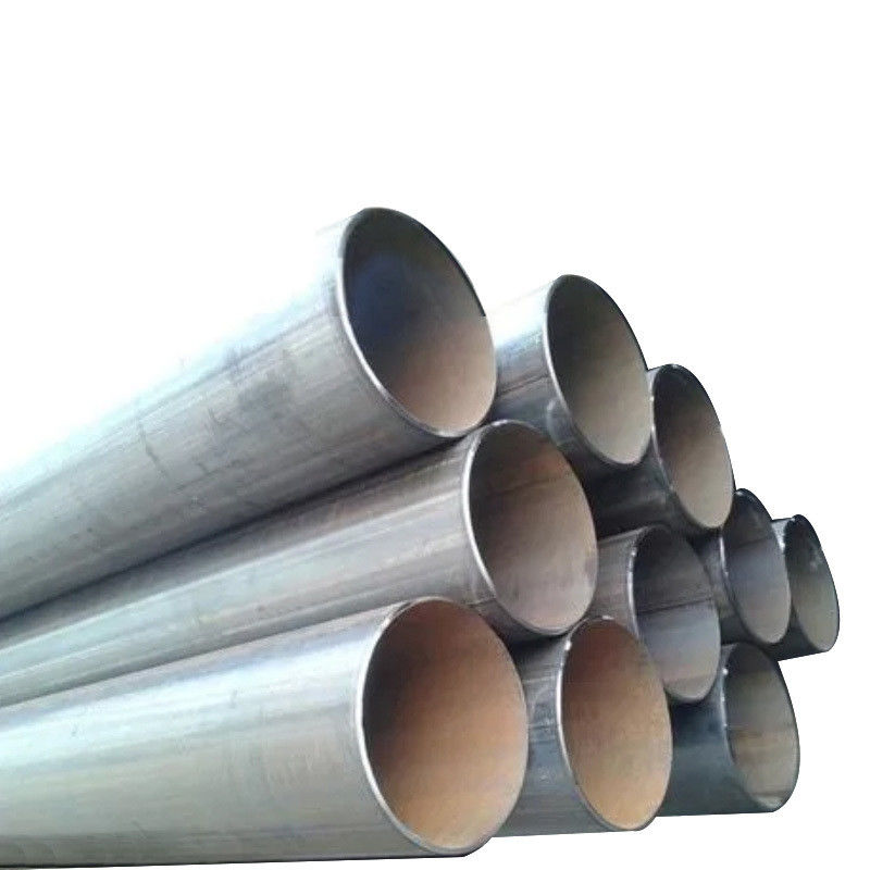 6-150 mm de diâmetro externo ASTM A252 A36 Q235 Q345 Q235B Tubos de aço soldados de costura recta com faturamento por peso real