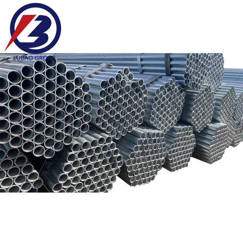 Tubo de andaimes de aço carbono pré-galvanizado, com soldagem a quente, redondo, para edifícios de estufa