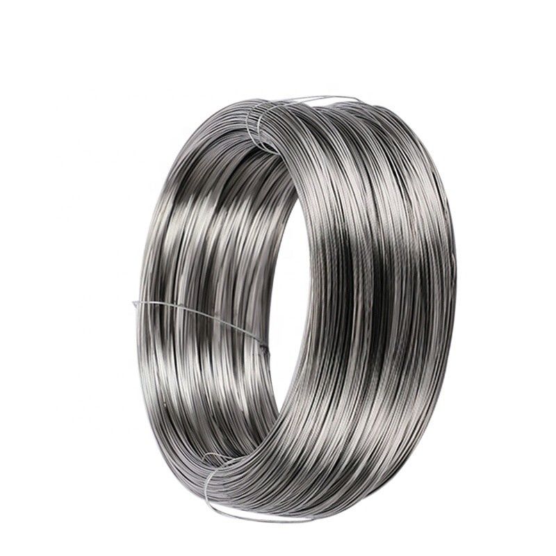 0.05mm 309/310/314/410s/410J1 2B/BA/HL SUS304 Arame de aço inoxidável temperado a moagem para construção e escova de arame redondo