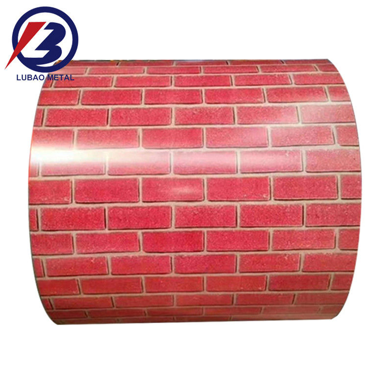 Rolos de bobina de aço DX51D DX52D DX53D Z30 Z275 Fabricação de parede PPGI PPGL pré-pintada com espessura de revestimento pintado 0,25-0,8 mm