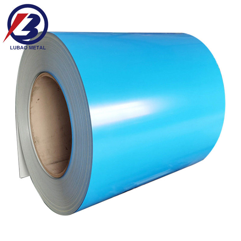Bobina de aço revestida por L personalizada em PPGL bobina PPGI para AZ61-AZ80 revestimento em aço galvanizado revestido por cor DX51D