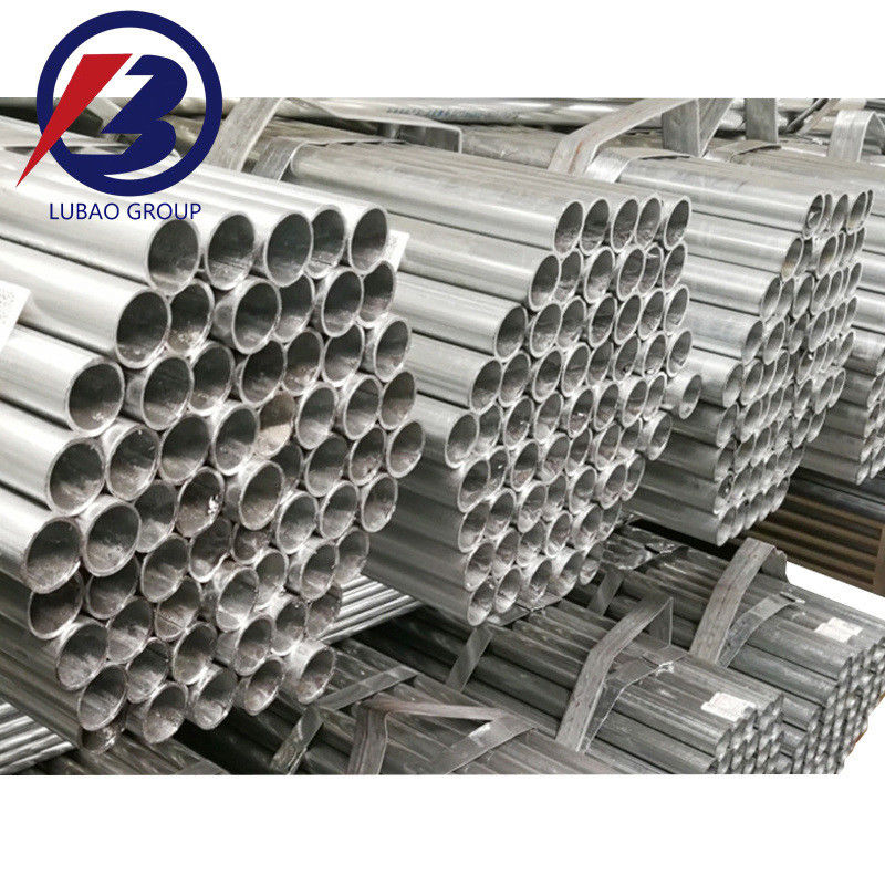 Tubo de aço galvanizado personalizado para transporte de esgoto de gás e petróleo 12M comprimento Materiais de construção
