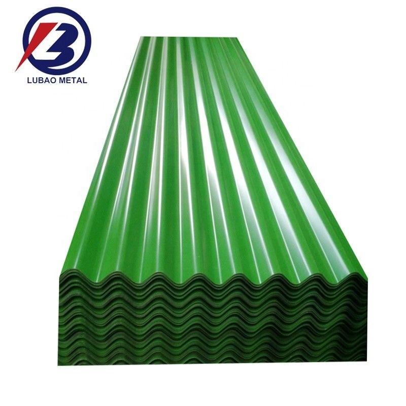 30-275 g/m2 Galvalume pré-pintado Ppgi telhas de telhado zinco GI corrugado chapa de aço galvanizado com serviço de processamento de soldagem