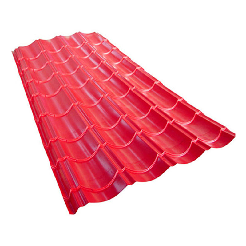 Técnica de telhas onduladas garantida 9002 9006 Folha de telhado de aço corrugado de cor com laminado a frio laminado a quente e garantida